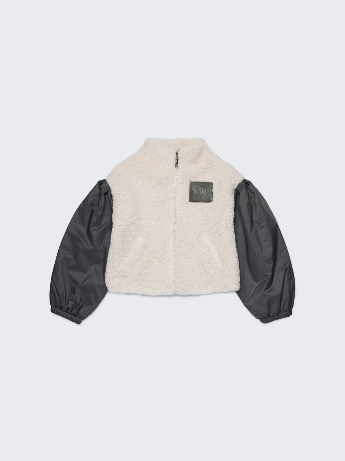 Cazadora bomber de peluche con mangas en contraste KID - NATA - MAX&Co. - 3