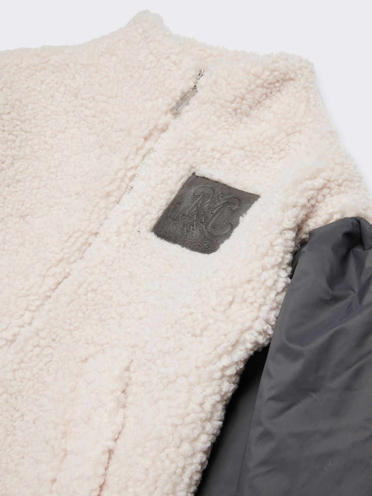 Cazadora bomber de peluche con mangas en contraste KID - NATA - MAX&Co.