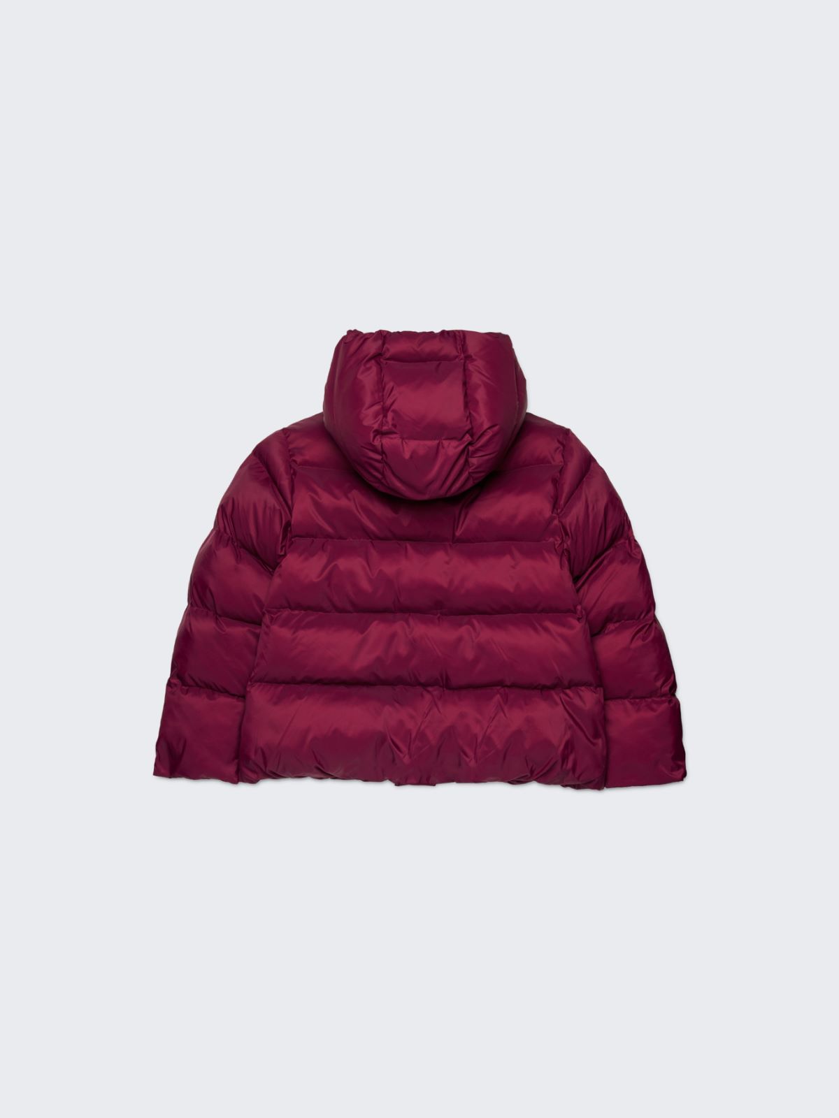 Kurze wattierte Jacke mit Kapuze KID - DUNKEL VIOLETT - MAX&Co. - 2