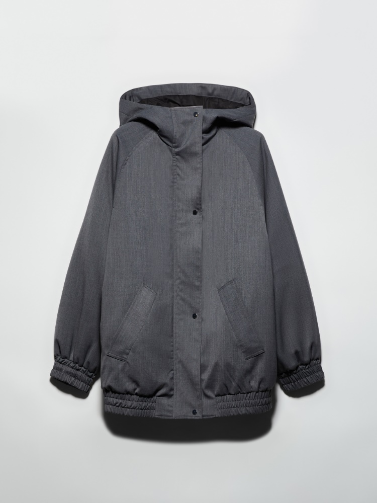 Sartorial Shifts padded jacket - MELANGE GREY - MAX&Co.