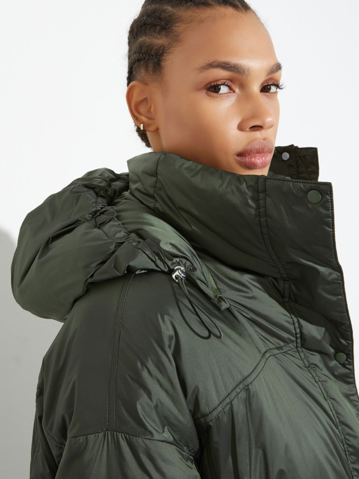 Oversized padded coat - GREEN - MAX&Co. - 3