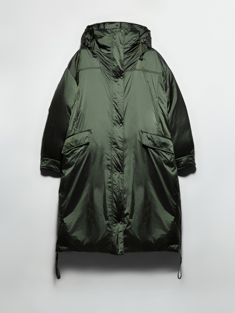 Oversized padded coat - GREEN - MAX&Co.