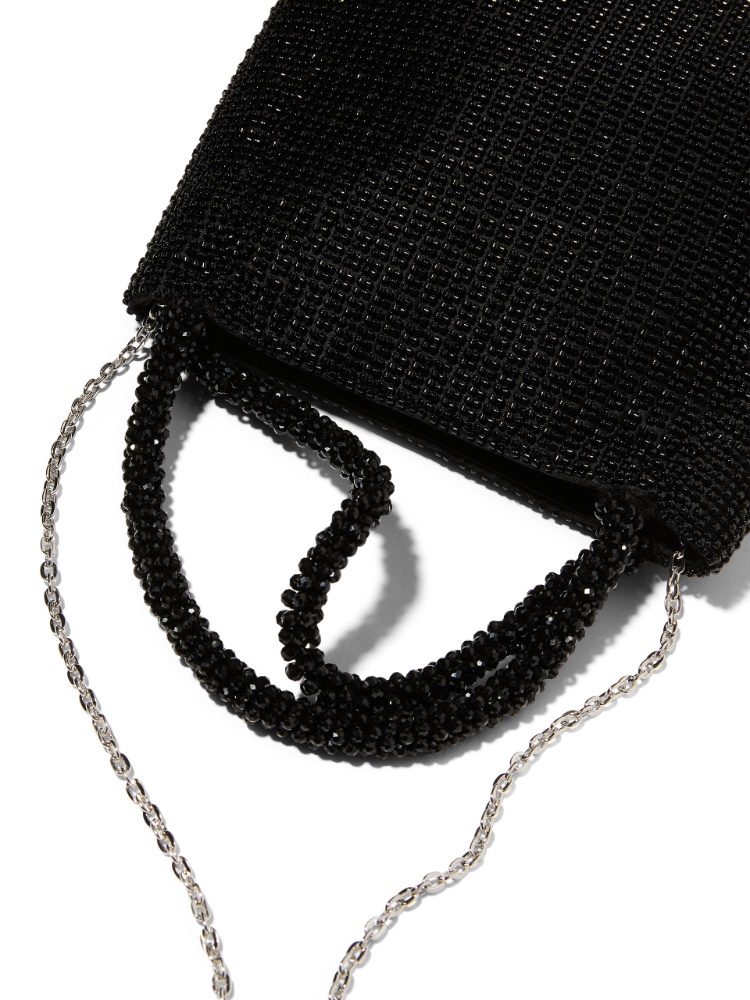 Mini-Tasche mit Perlenbesatz - MAX&Co. - 3