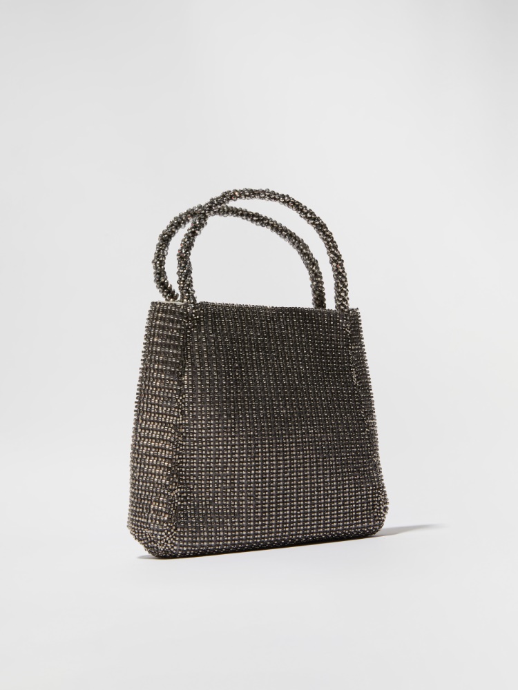 Mini-Tasche mit Perlenbesatz - MAX&Co. - 2