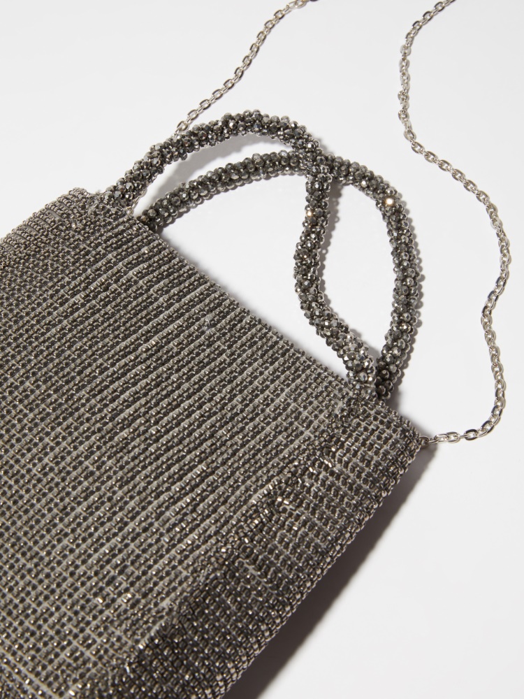 Mini-Tasche mit Perlenbesatz - MAX&Co. - 3