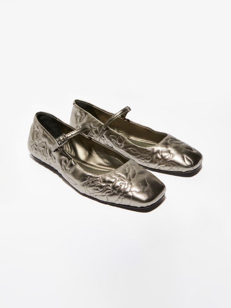 Laminated Nappa leather ballet flats - MAX&Co. - 2