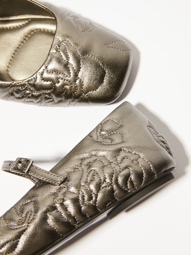 Laminated Nappa leather ballet flats - MAX&Co. - 3