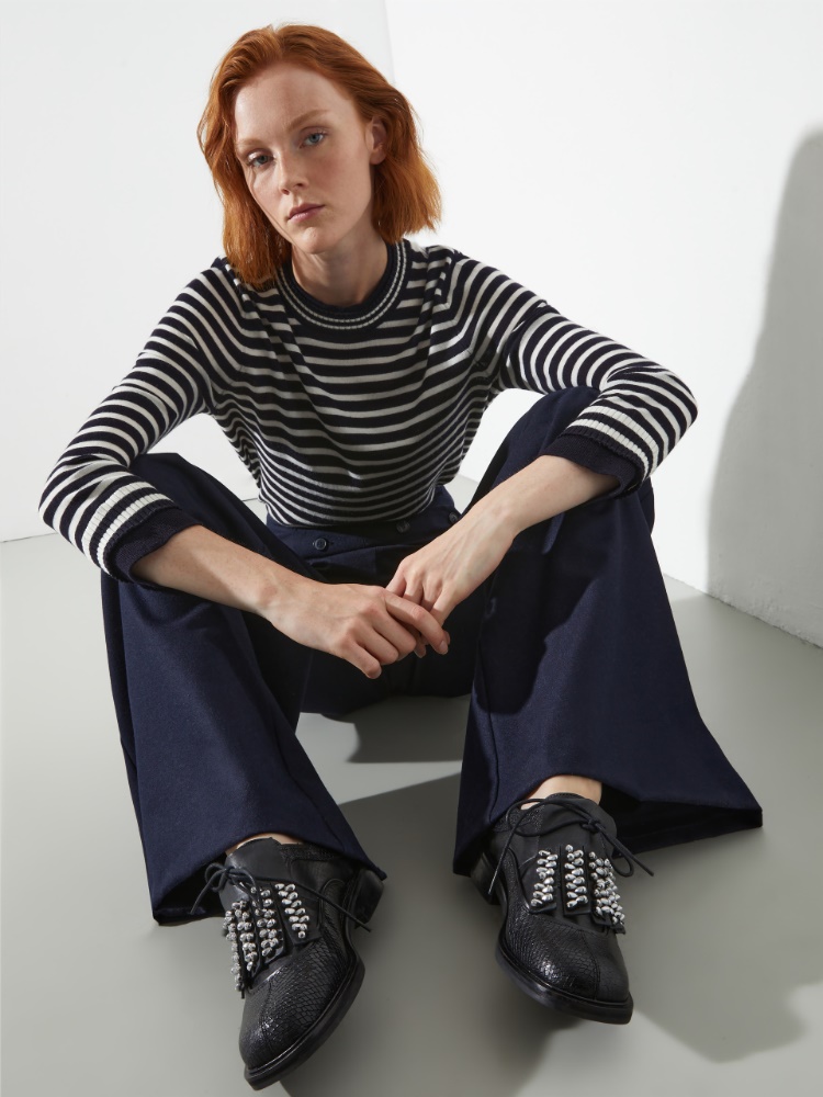 Bejewelled leather brogues - MAX&Co. - 4