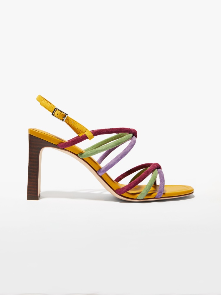 Sandali in pelle scamosciata - MULTICOLOR - MAX&Co.