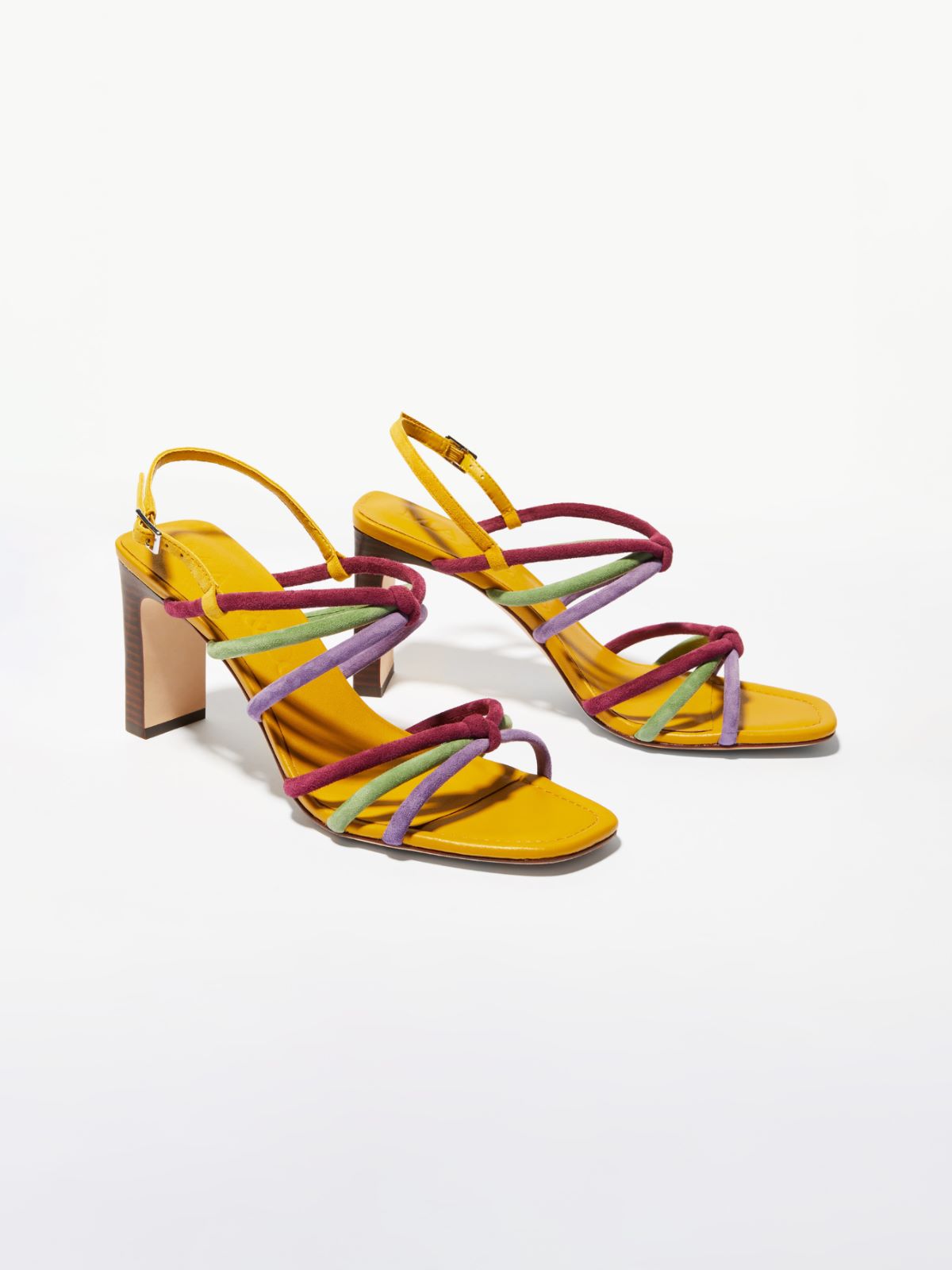 Sandali in pelle scamosciata - MULTICOLOR - MAX&Co. - 3