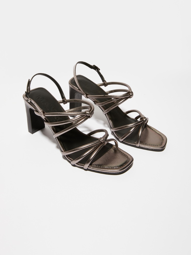 Laminated leather sandals - MAX&Co. - 2