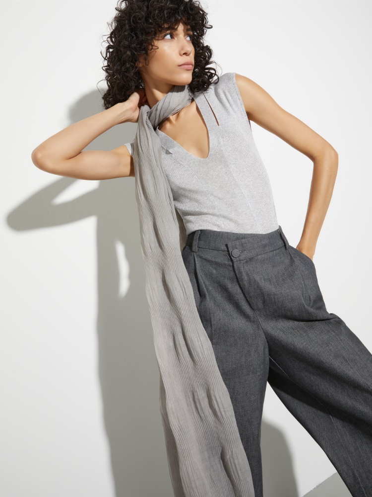 Laminated gauze stole - MAX&Co. - 3