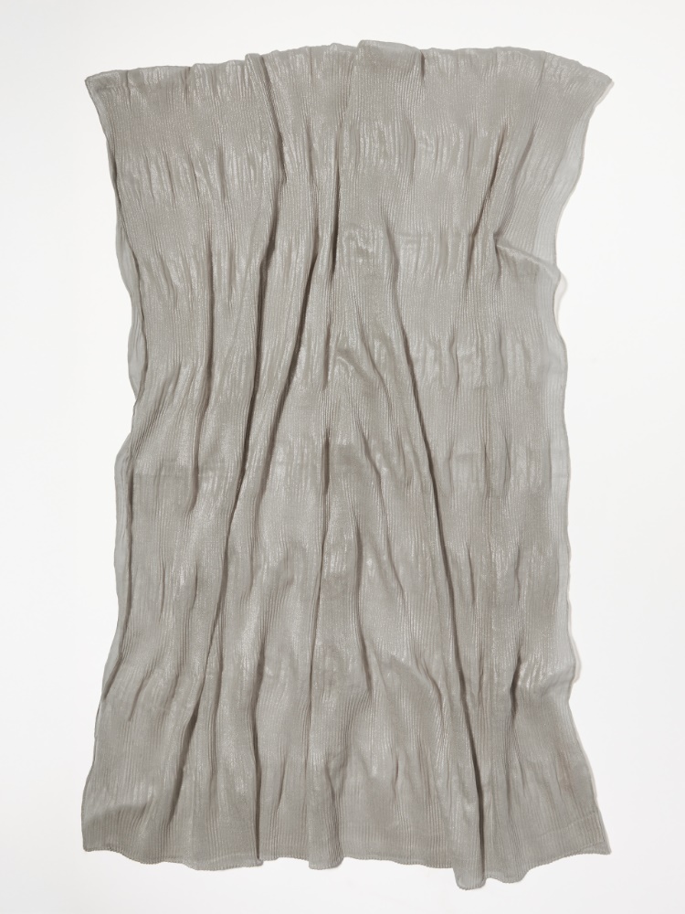 Étole en gaze laminée - GRIS ANTHRACITE - MAX&Co.