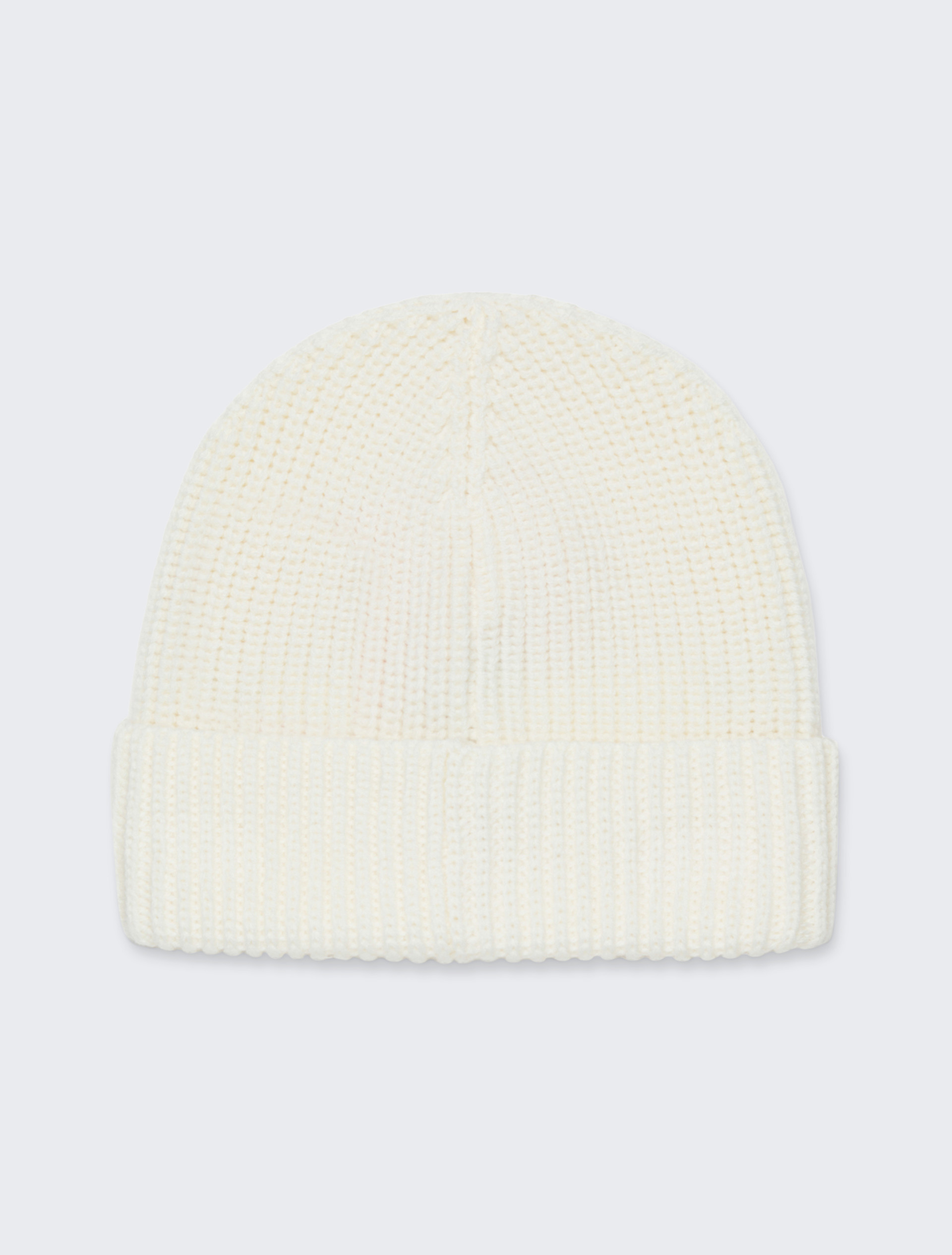 Wool blend beanie with patch KID, cream | MAX&Co. Wool blend beanie with patch KID - CREAM - MAX&Co. - 2