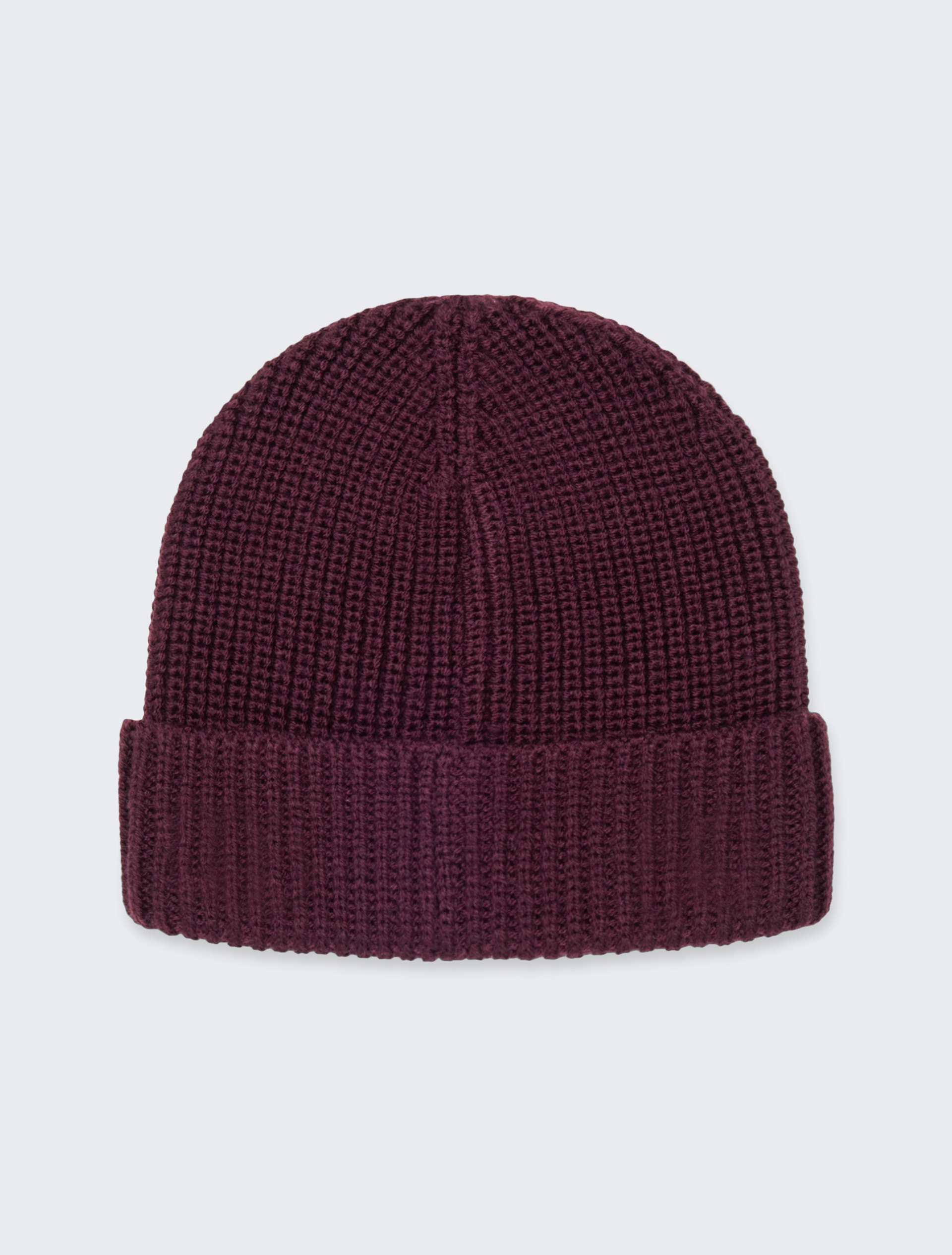 Wool blend beanie with patch KID, dark violet | MAX&Co. Wool blend beanie with patch KID - DARK VIOLET - MAX&Co. - 2