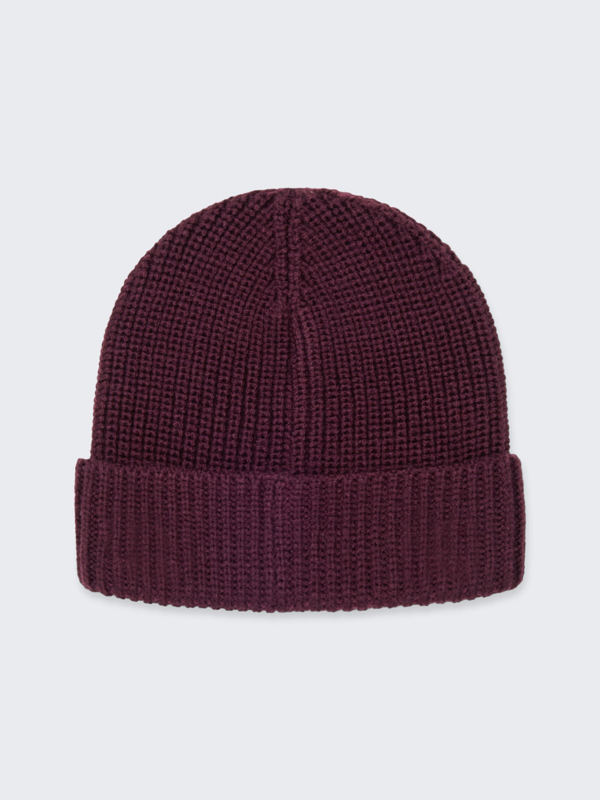 Wool blend beanie with patch KID - DARK VIOLET - MAX&Co. - 2