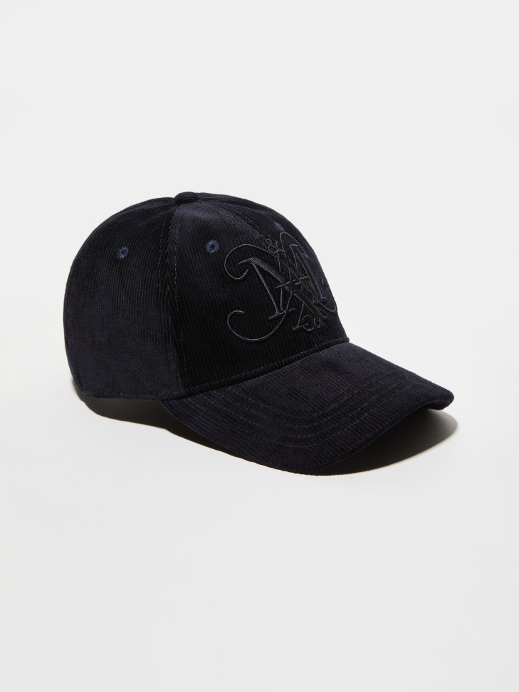 Corduroy baseball cap - NAVY - MAX&Co.