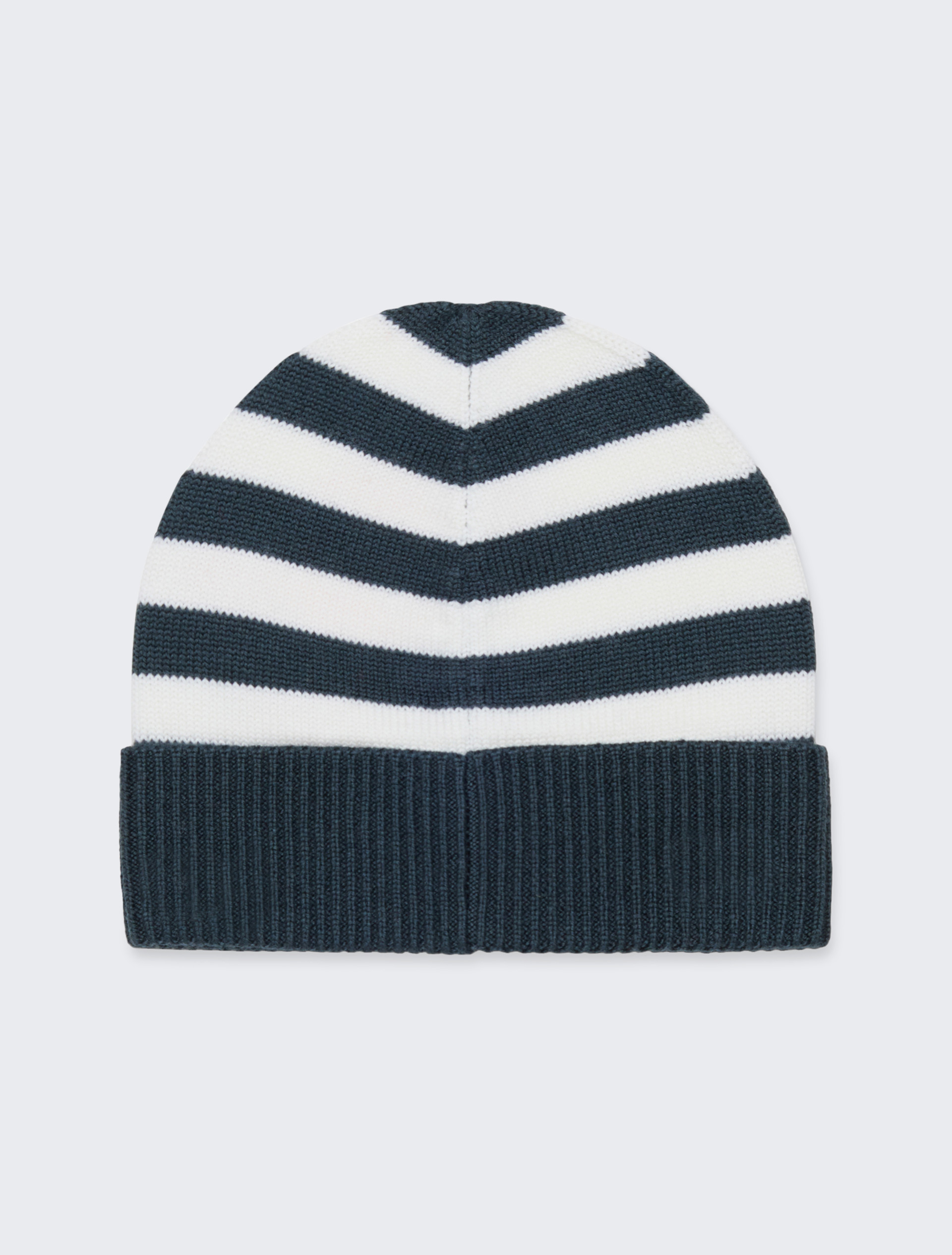 Striped wool beanie KID, medium grey | MAX&Co. Striped wool beanie KID - MEDIUM GREY - MAX&Co. - 2