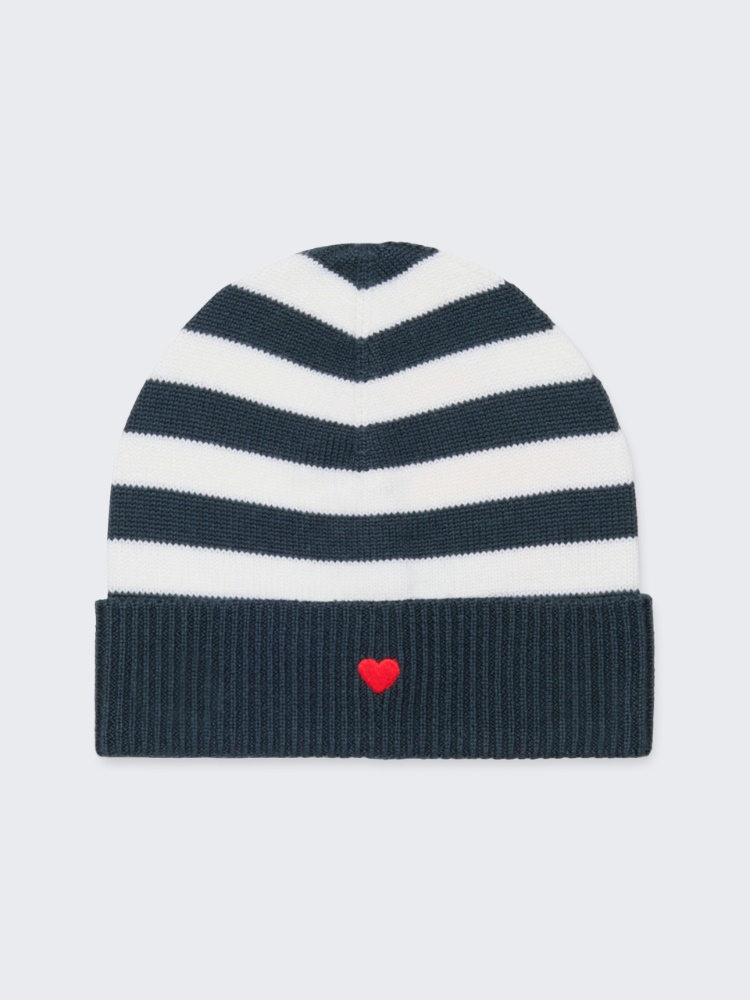 Striped wool beanie KID - MEDIUM GREY - MAX&Co.