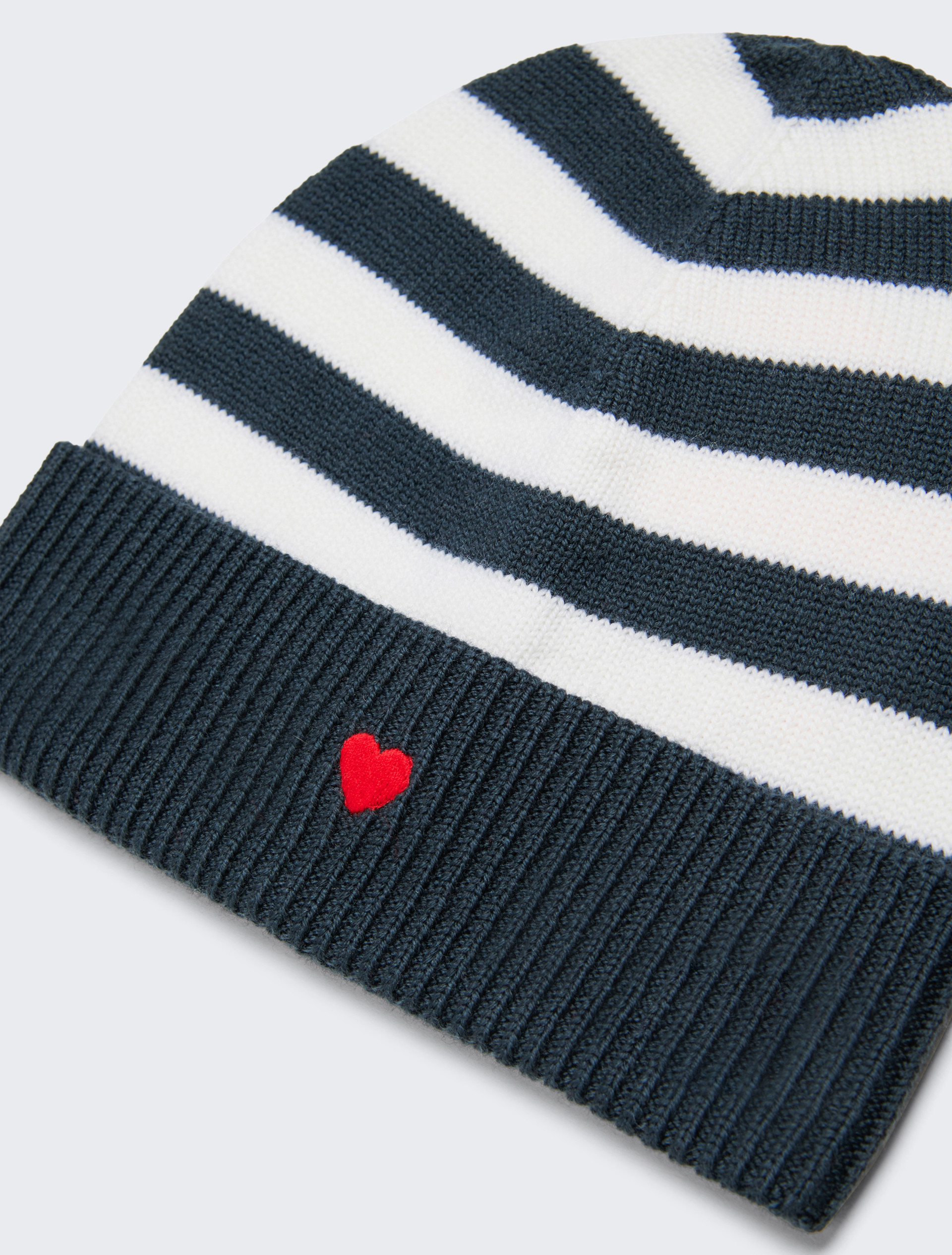 Striped wool beanie KID, medium grey | MAX&Co. Striped wool beanie KID - MEDIUM GREY - MAX&Co.