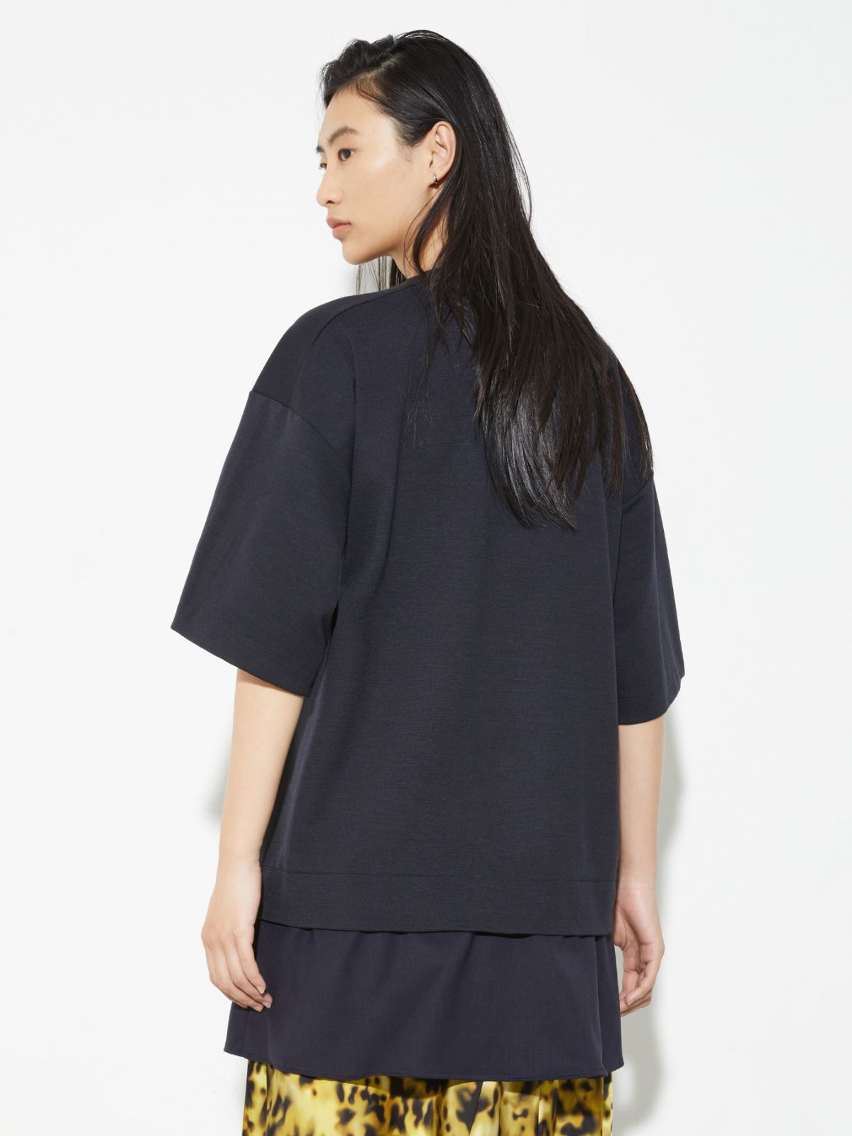 Sartorial Shifts jersey dress - NAVY - MAX&Co. - 2