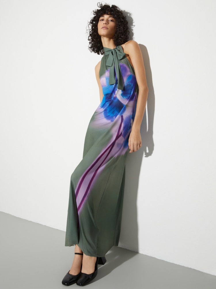 Floral-print jersey maxi dress - MAX&Co.