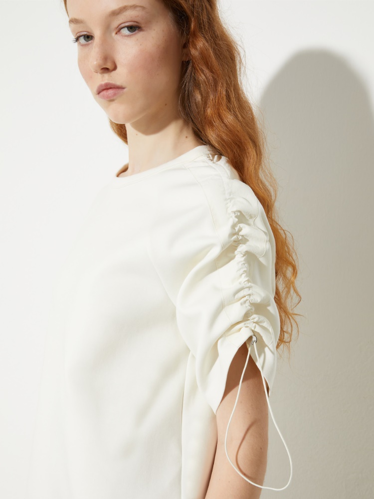 Cotton-blend jersey tunic dress - MAX&Co. - 3