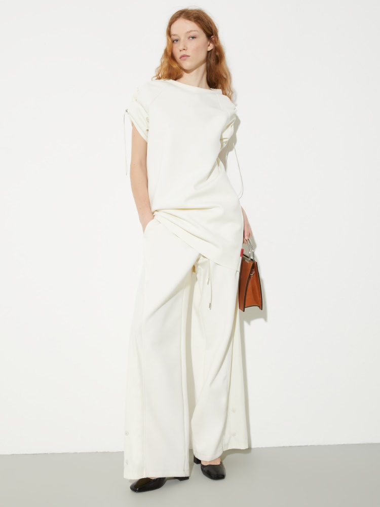 Cotton-blend jersey tunic dress - MAX&Co. - 4