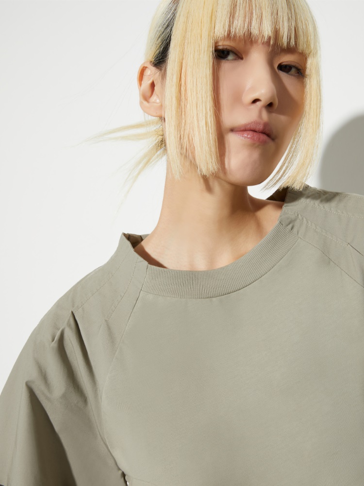 Jersey and poplin 2-in-1 dress - MAX&Co. - 3