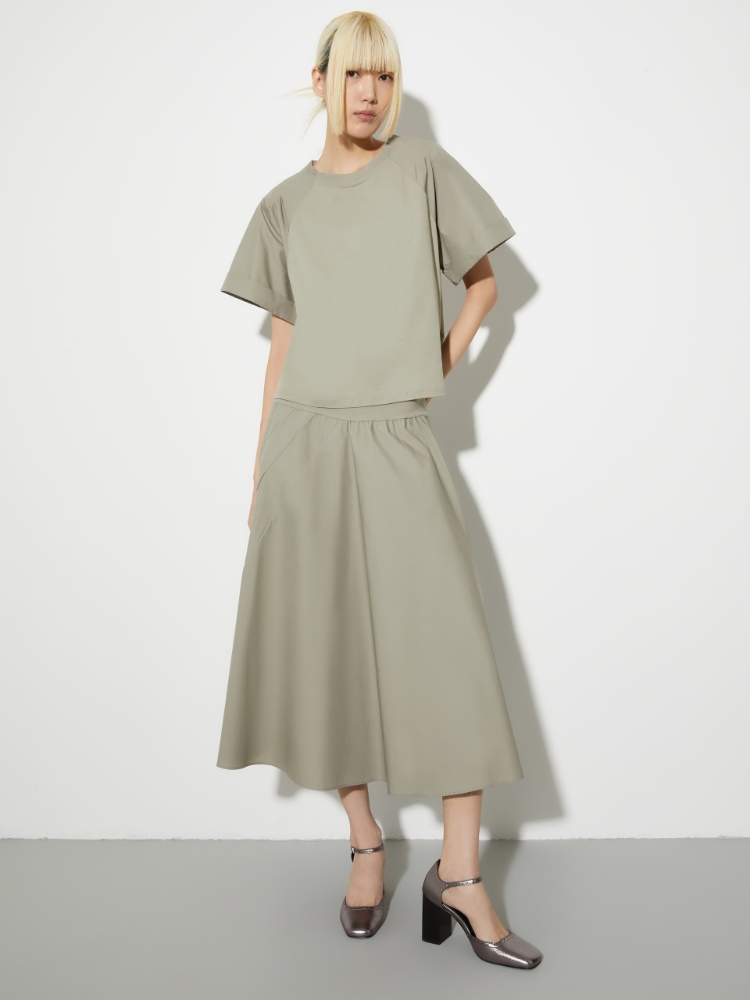 Jersey and poplin 2-in-1 dress - MAX&Co.