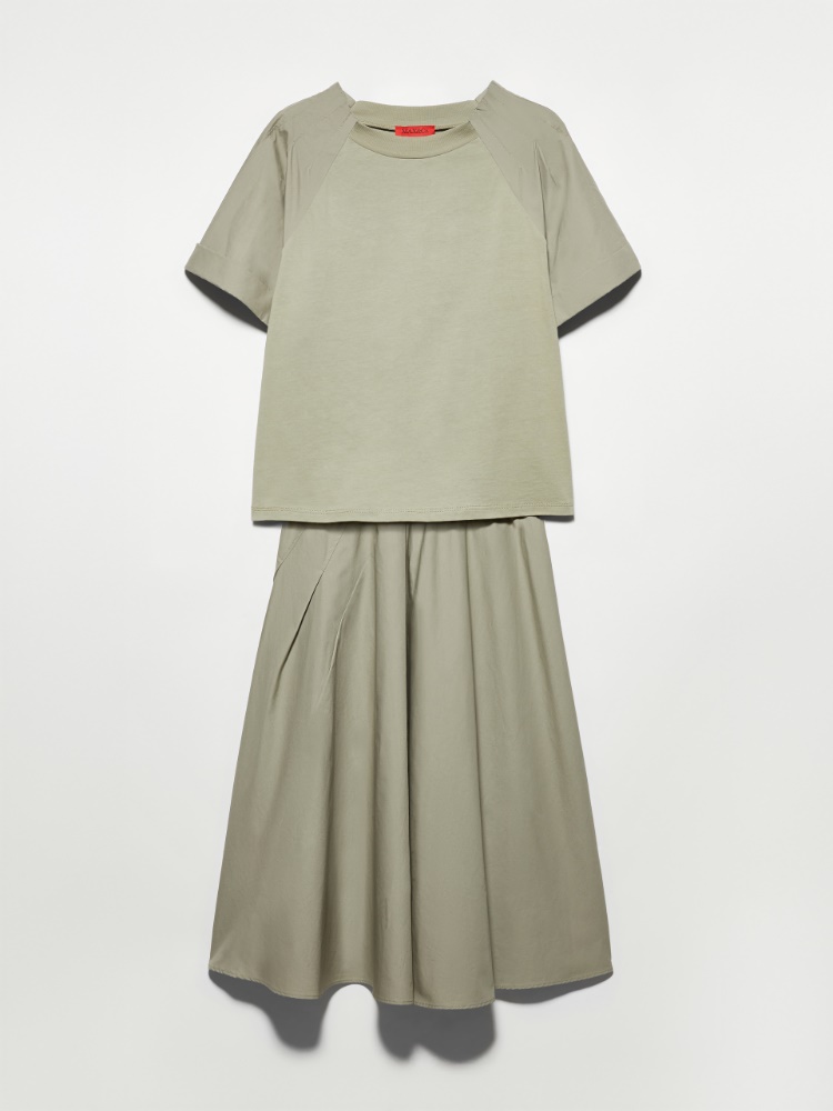 Jersey and poplin 2-in-1 dress - MAX&Co. - 6