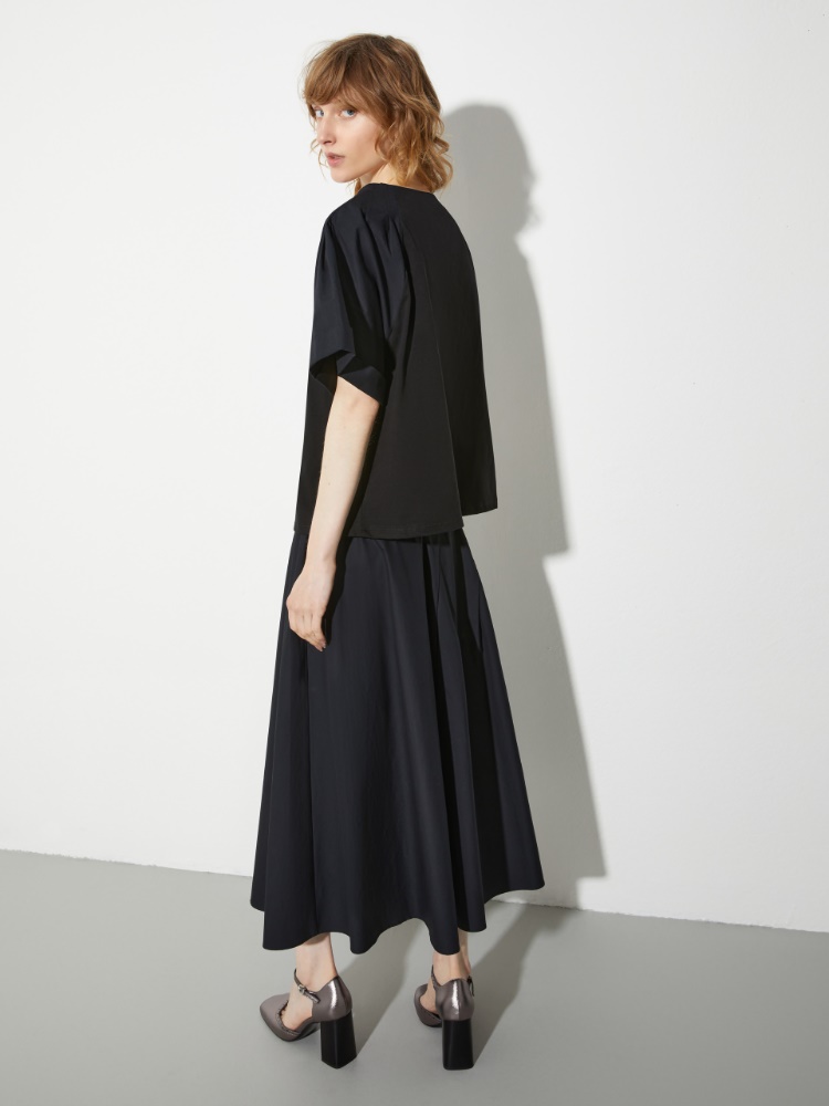 Jersey and poplin 2-in-1 dress - MAX&Co. - 2