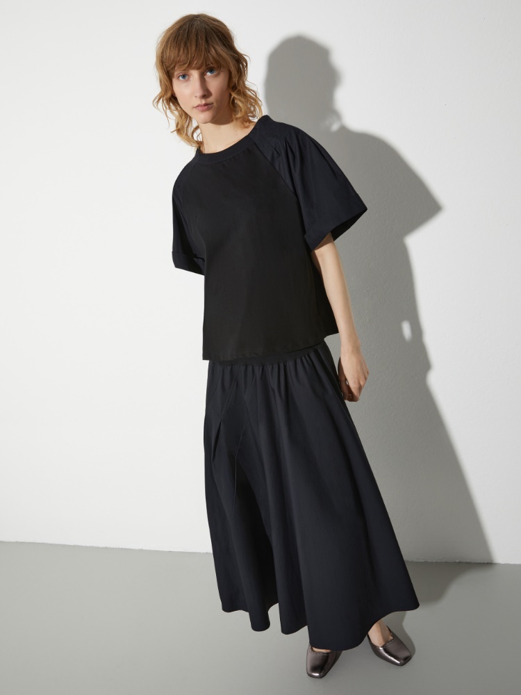 Jersey and poplin 2-in-1 dress - MAX&Co.