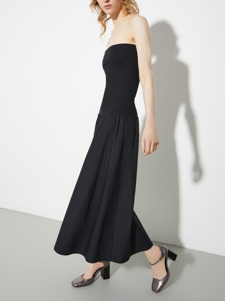 Jersey and poplin 2-in-1 dress - MAX&Co. - 4