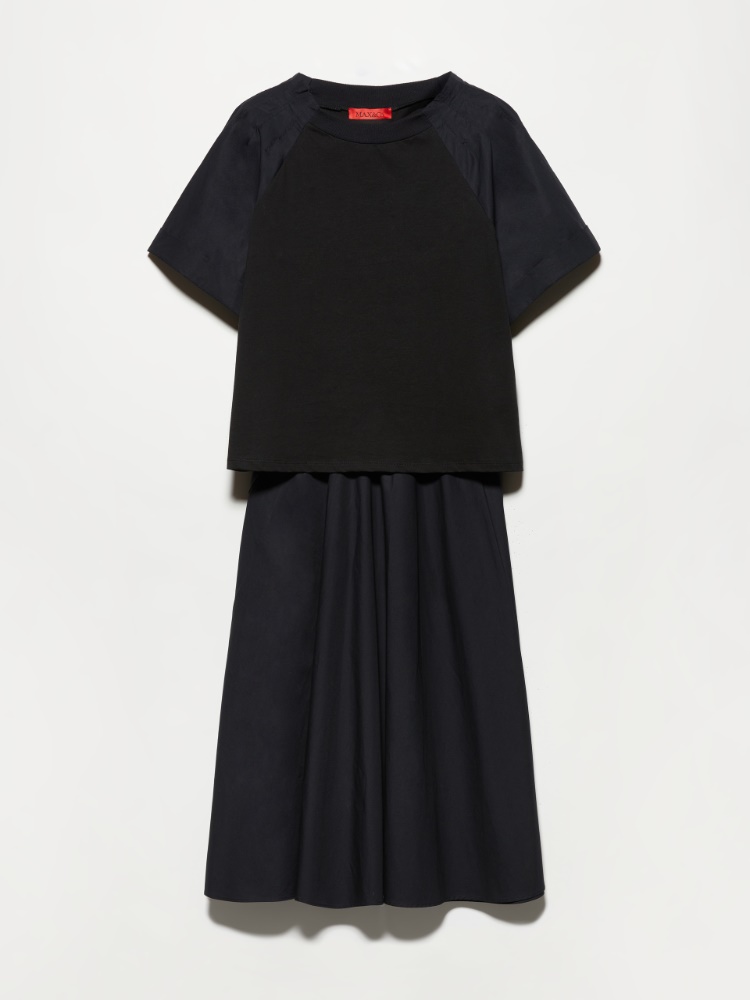 Jersey and poplin 2-in-1 dress - MAX&Co. - 6