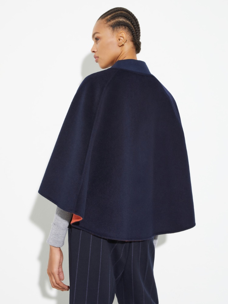 Reversible two-tone cape - NAVY - MAX&Co. - 2