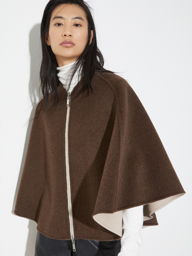 Reversible two-tone cape - BEIGE - MAX&Co. - 3
