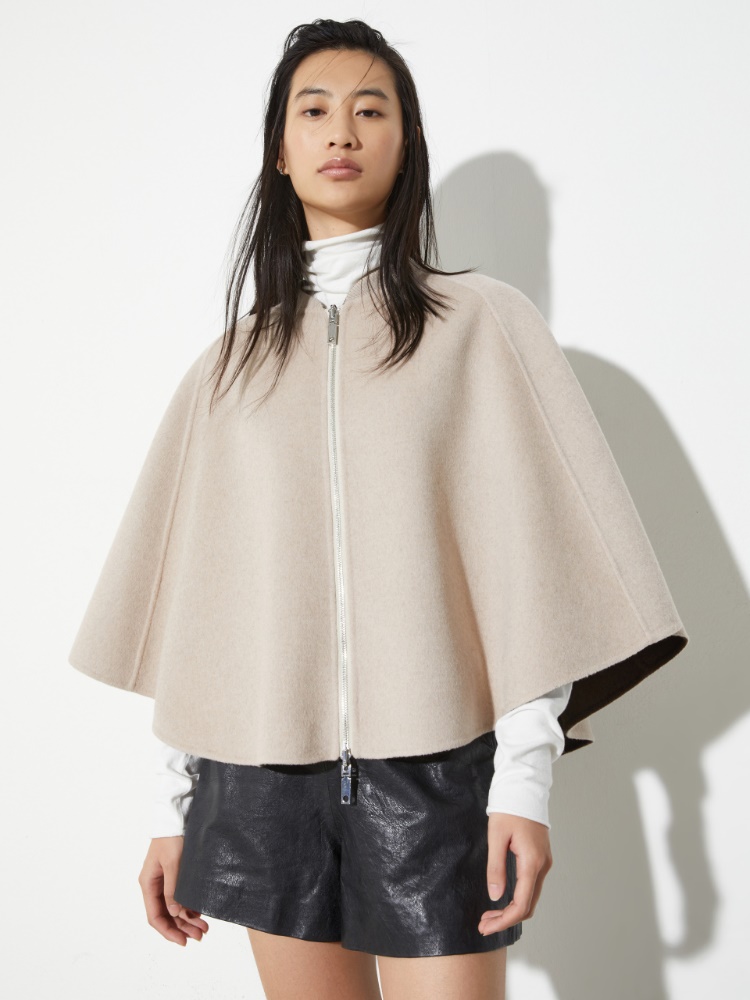 Reversible two-tone cape - BEIGE - MAX&Co. - 4