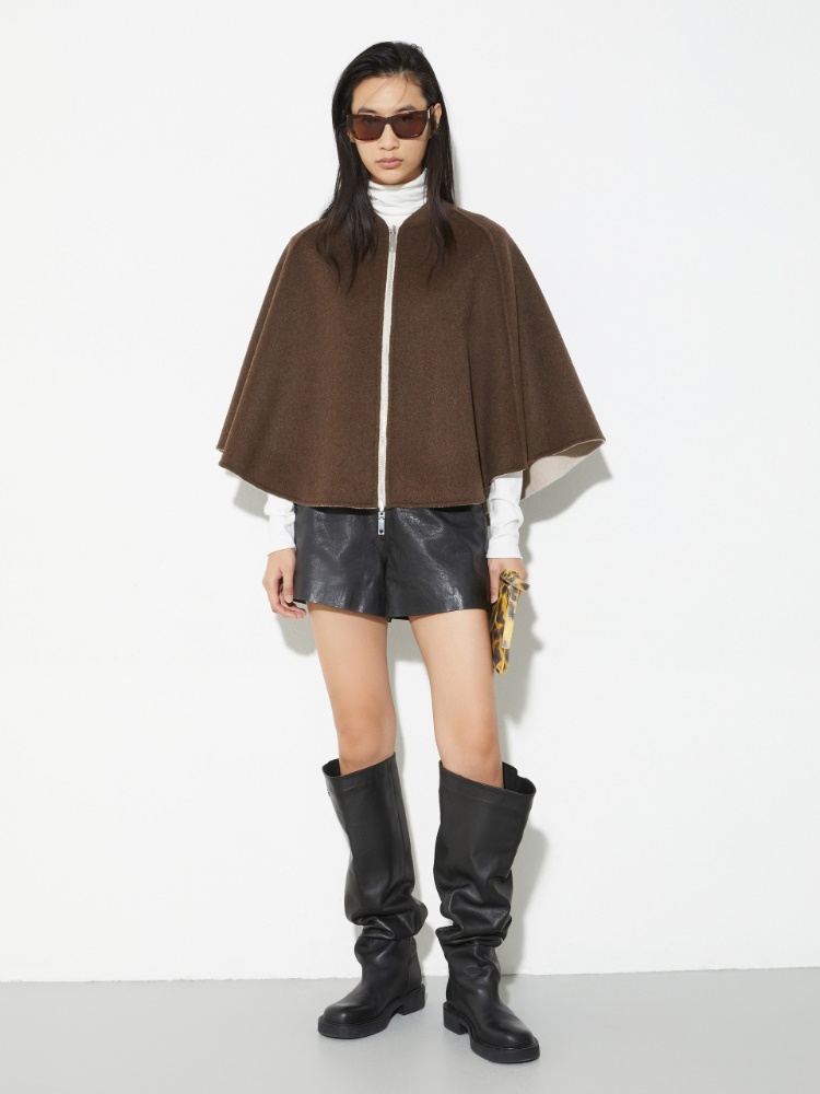 Reversible two-tone cape - BEIGE - MAX&Co. - 5
