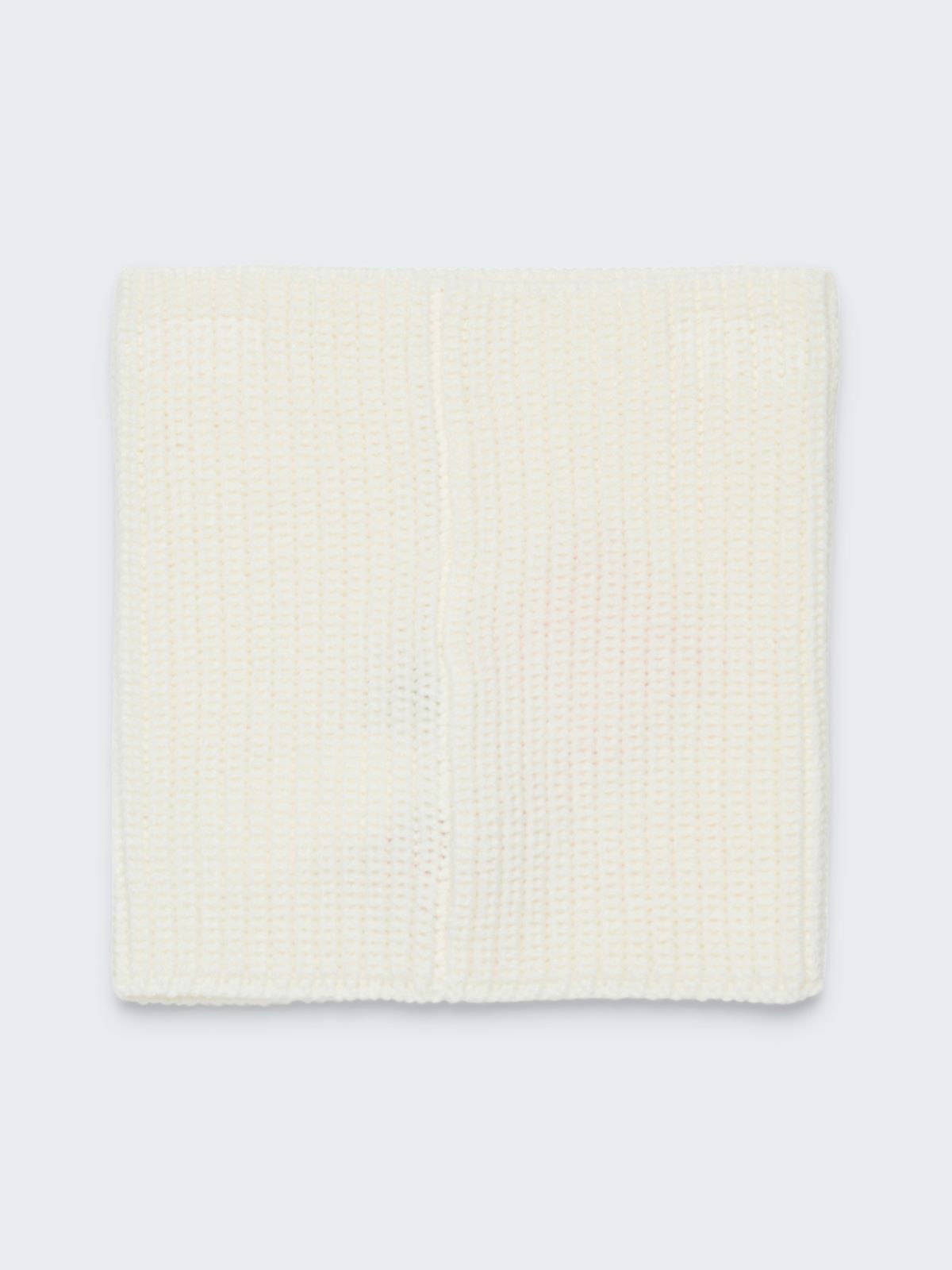 Wool-blend knit collar with patch KID - CREAM - MAX&Co. - 2