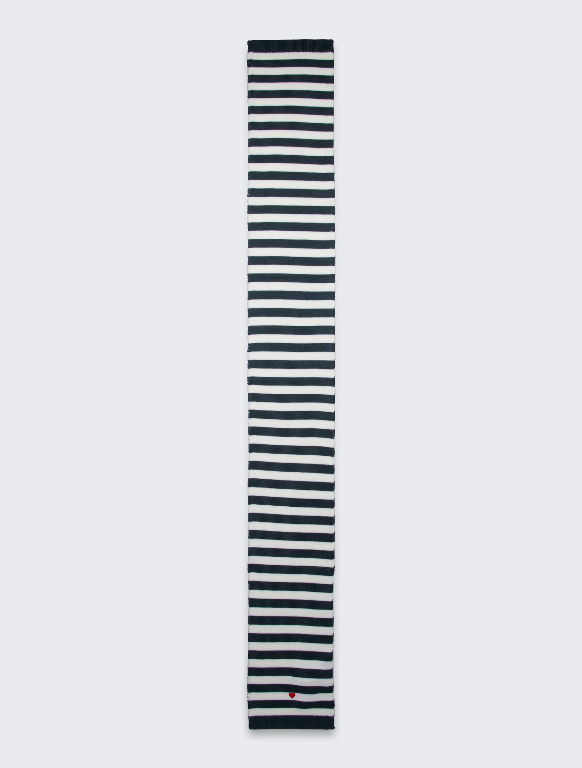 Striped wool scarf KID, medium grey | MAX&Co. Striped wool scarf KID - MEDIUM GREY - MAX&Co. - 2