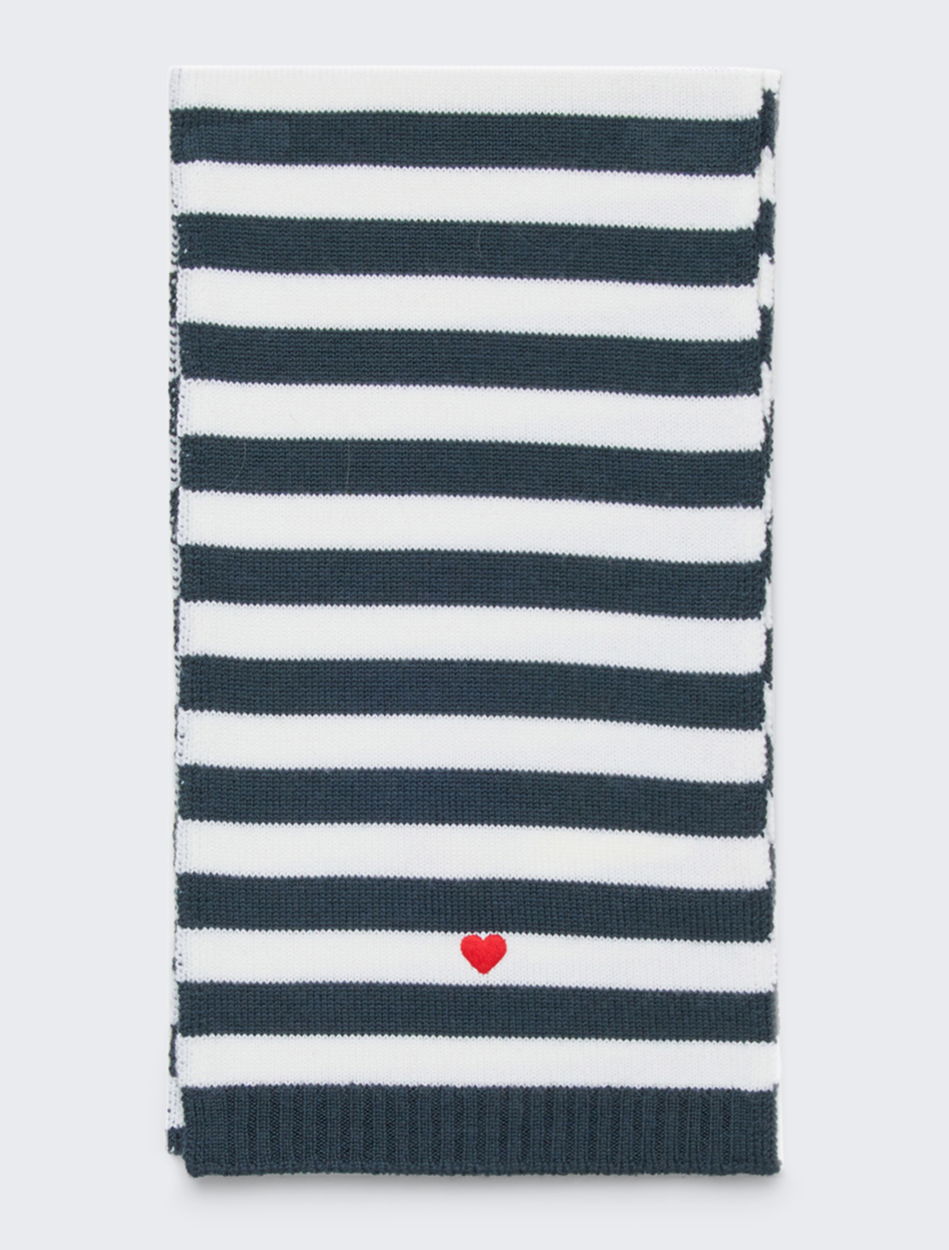 Striped wool scarf KID, medium grey | MAX&Co. Striped wool scarf KID - MEDIUM GREY - MAX&Co. - 3
