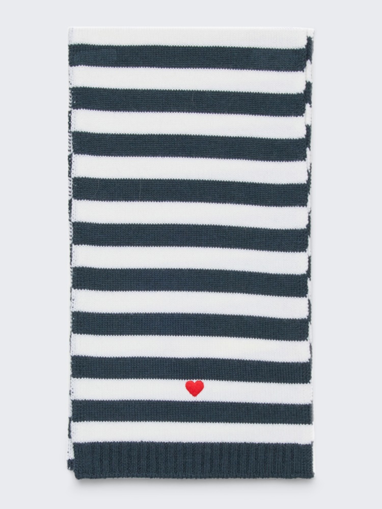 Striped wool scarf KID - MEDIUM GREY - MAX&Co.