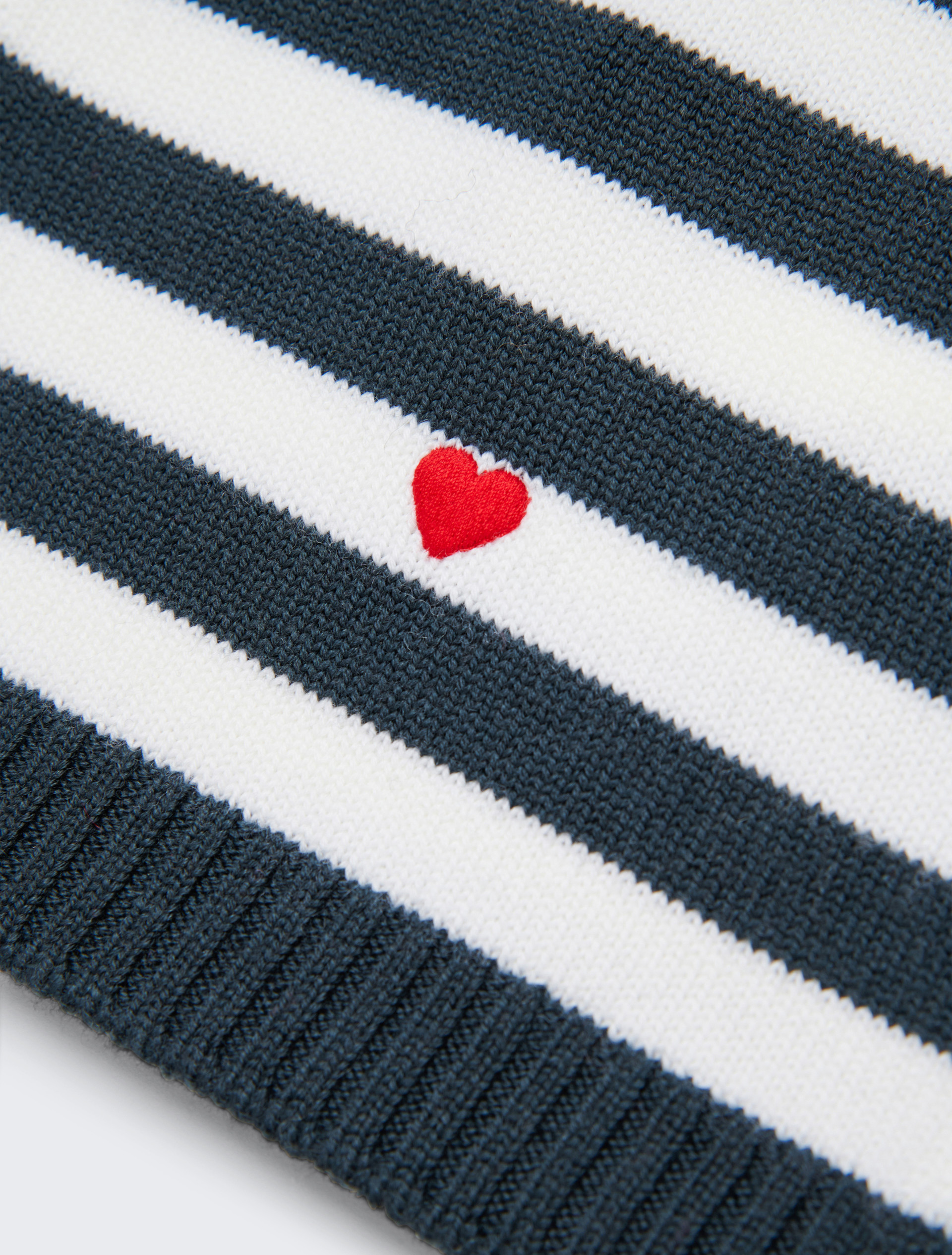 Striped wool scarf KID, medium grey | MAX&Co. Striped wool scarf KID - MEDIUM GREY - MAX&Co.
