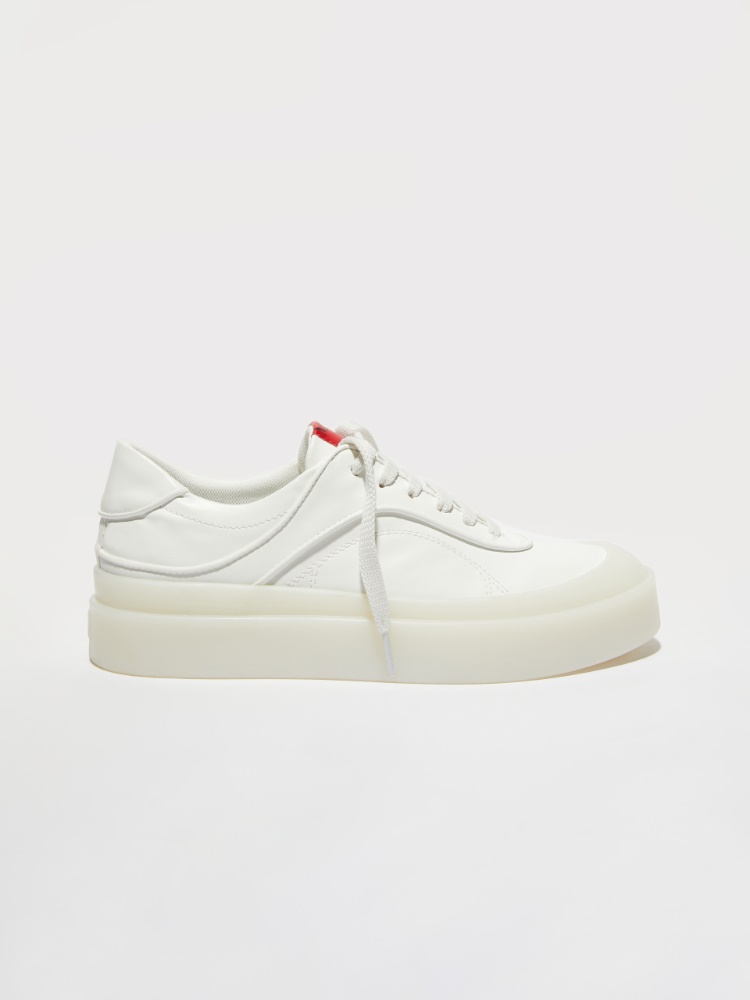 Logo-patch chunky trainers - WHITE - MAX&Co.