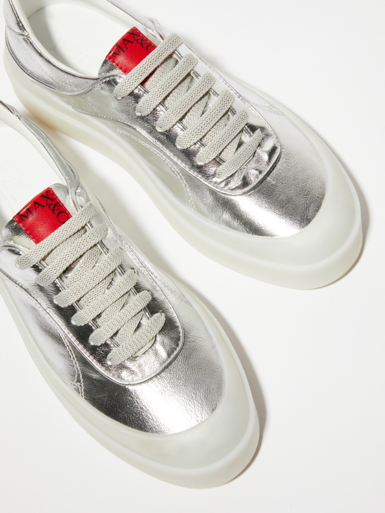 Logo-patch chunky trainers - MAX&Co. - 3