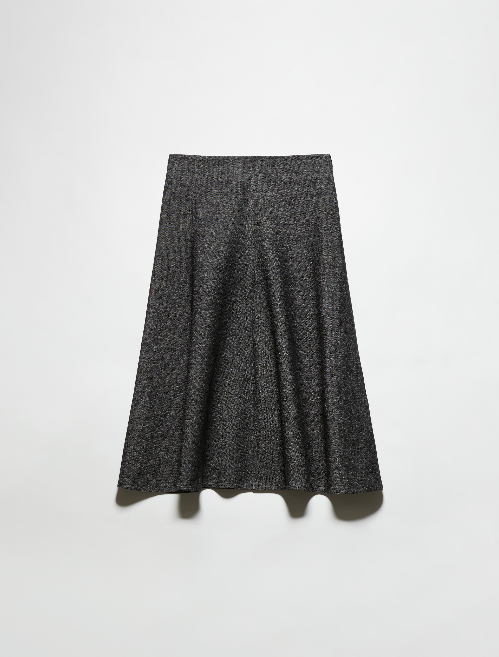 Flared jersey midi skirt, dark grey | MAX&Co. Flared jersey midi skirt - DARK GREY - MAX&Co. - 5