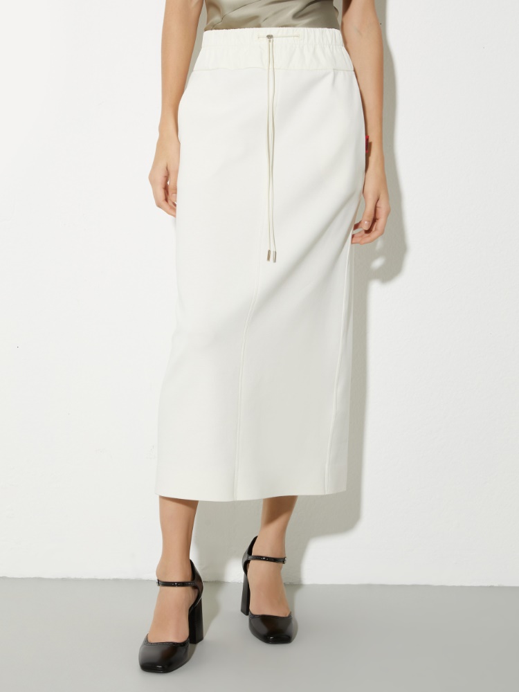 Jersey and nylon skirt - MAX&Co.