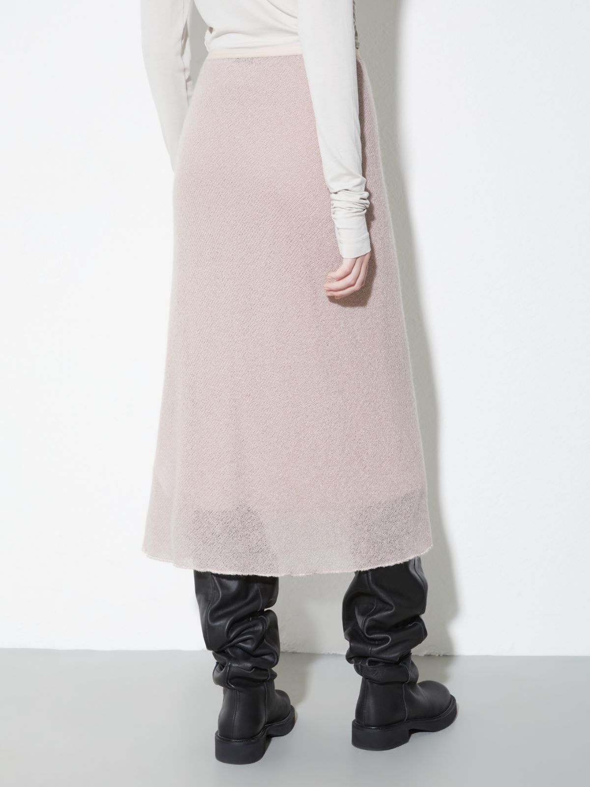 Gauze midi skirt - DUST ROSE - MAX&Co. - 2
