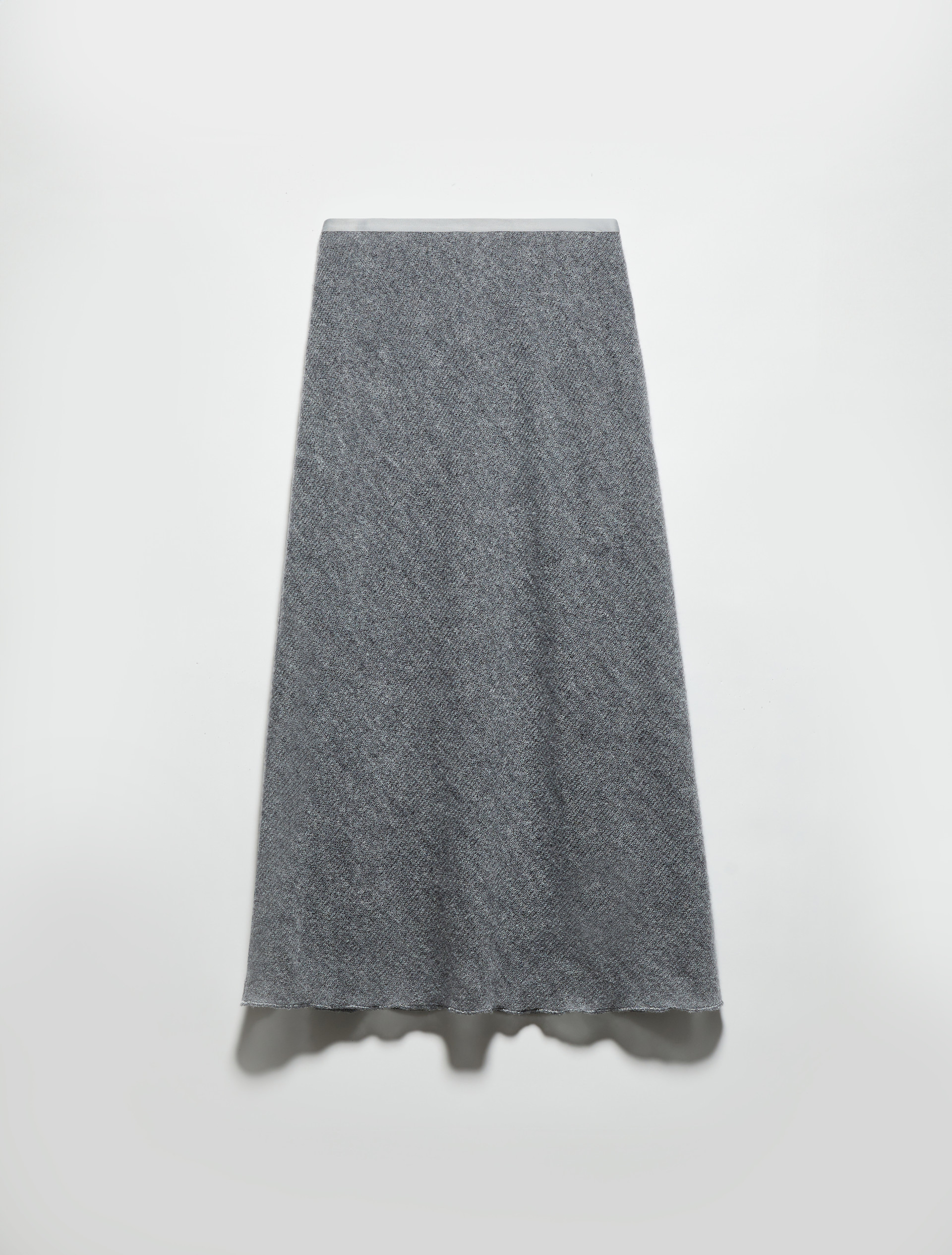 Gauze midi skirt, medium grey | MAX&Co. Gauze midi skirt - MEDIUM GREY - MAX&Co. - 5